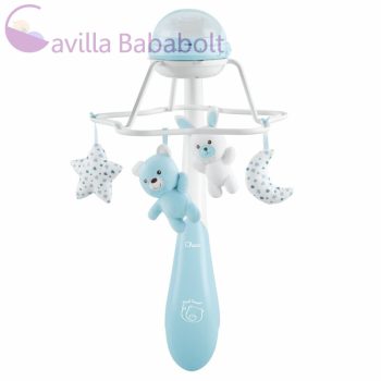   Chicco Rainbow Szivárvány zenélő forgó 3in1, kiságyjáték, projektor, éjjeli lámpa