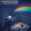 Chicco Rainbow Szivárvány zenélő forgó 3in1, kiságyjáték, projektor, éjjeli lámpa