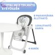 Chicco Polly Progres5 etetőszék többfunkciós