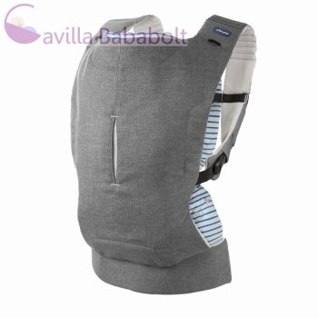   Chicco Myamaki Complete pólyás hordozó és hátihordó - Grey Stripes