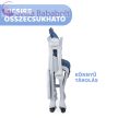 Chicco Polly Easy etetőszék, 4 kerékkel, dupla tálcával, állítható üléssel, Pinguin