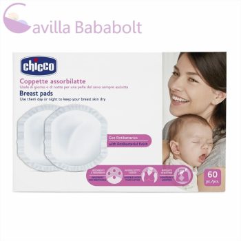   CHICCO Antibakteriális melltartóbetét abszorbenssel 60db (eldobható)
