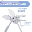 Chicco Polly 2 Start dönthető etetőszék 4-kerekű, Happy Silver