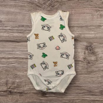 Kicia Kocia pamut ujjatlan body, Méret 86-os (18-24 hó)
