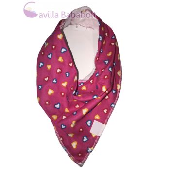 Szíves nyálkendő , vastag belsővel