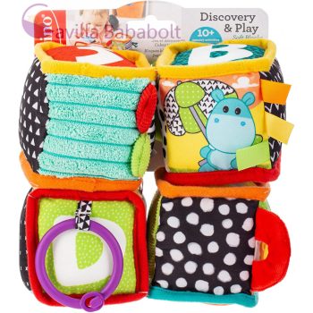 Infantino Discover & Play készségfejlesztő kockák