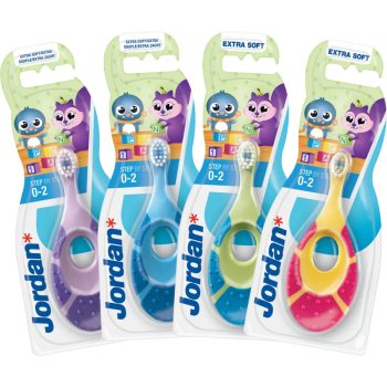 Jordan Baby bébi első fogkefe rágókával, lila