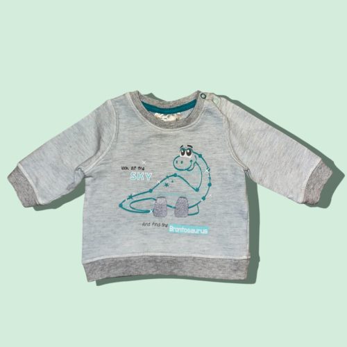  Ergee pamut kapucnis pulóver,  Méret 62-es (2-4 hó)