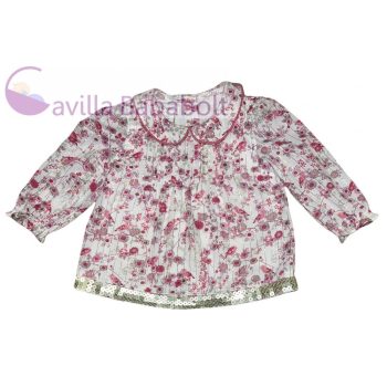 Monsoon pamut flitteres felső , Méret: 68-as (3-6 hó)