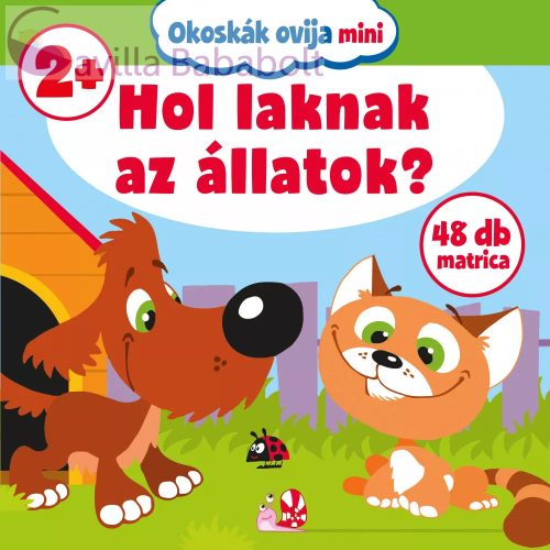 HOL LAKNAK AZ ÁLLATOK? - OKOSKÁK OVIJA MINI - MATRICÁS KIFESTŐ