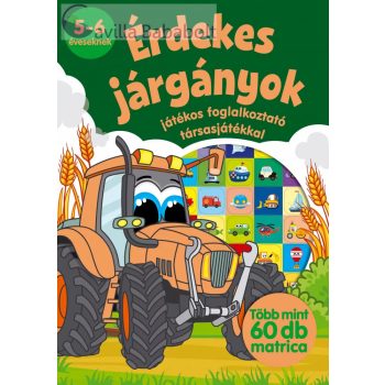   Érdekes járgányok - játékos foglalkoztató társasjátékkal