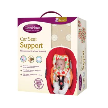 ClevaMama betét 2 db biztonsági öv védővel - drapp