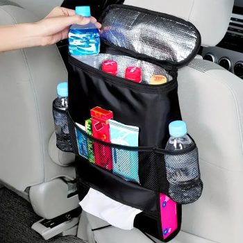   Autósülés háttámlavédő és rendszerező, hőtároló zsebbel