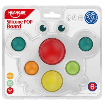   Happy World Pop it! Nyugtató rákpajti készségfejlesztő bébijáték
