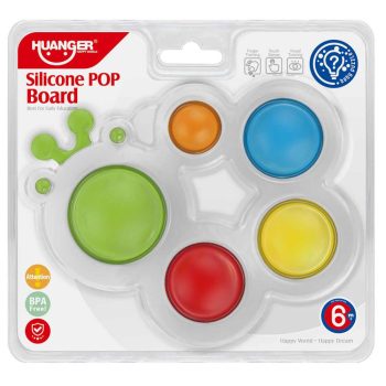   Happy World Pop it! Nyugtató hernyó pajti készségfejlesztő bébijáték