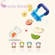 Szilikon ételadagoló,  kupakkal 6hó+  kék