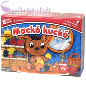 Mackó kuckó készségfejlesztő társasjáték