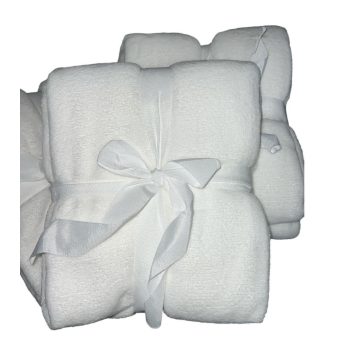 Polár babatakaró , fehér, 130 x 160 cm