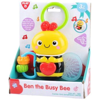   Playgo Szorgos méhecske bébijáték  - zenél, világít, kattog