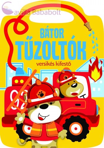 Bátor tűzoltók - versikés kifestő