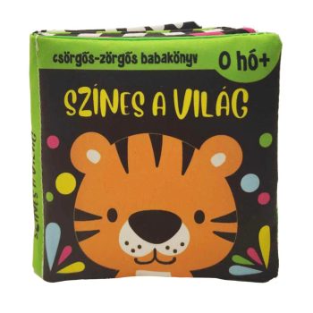 Csörgős-zörgős babakönyv Színes a világ