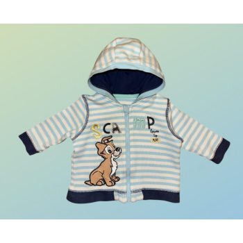   George Disney pamut kapucnis pulóver,  Méret 56-os (0-3 hó)