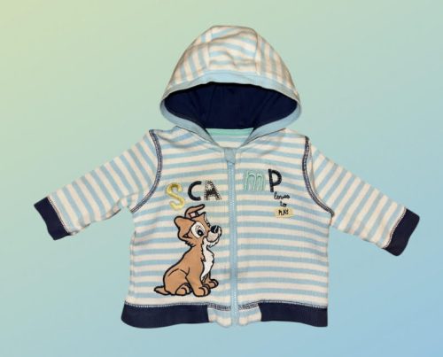 George Disney pamut kapucnis pulóver,  Méret 56-os (0-3 hó)