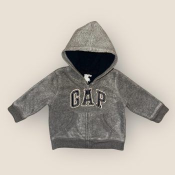 Gap plüss kapucnis pulóver,  Méret 74-es (6-12 hó)