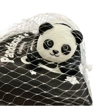 Pandácska - kontrasztos fürdőskönyv + fürdőjátékkal