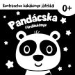 Pandácska - kontrasztos fürdőskönyv + fürdőjátékkal
