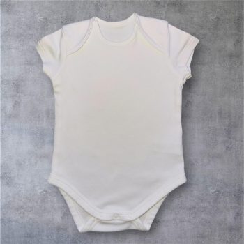   Baby Club fehér rövid ujjú body, kombidressz , Méret- 68-as (3-6 hó)