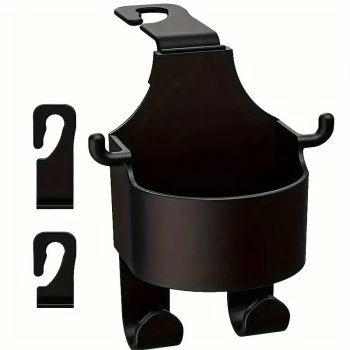   Fejtámlához rögzíthető multifunkciós akasztó és pohártartó