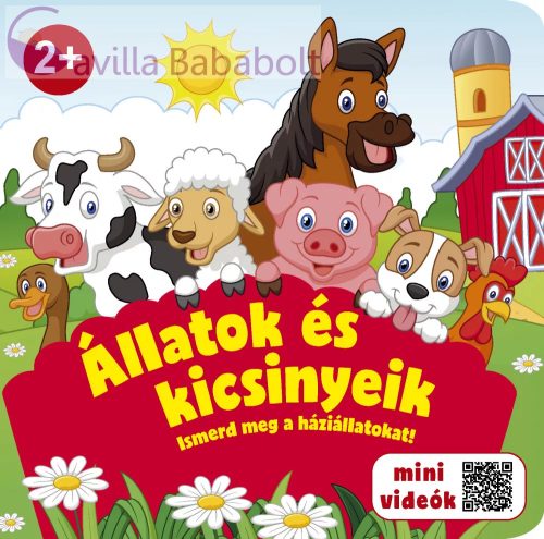 Állatok és kicsinyeik mesekönyv 2+ 