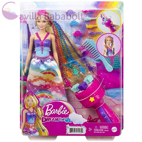 Barbie Dreamtopia Mesés fonatok hercegnő baba - Mattel