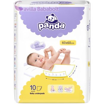  Panda Ágyalátét , pelenkázó alátét - (60 * 60 cm) (10 db/cs) 