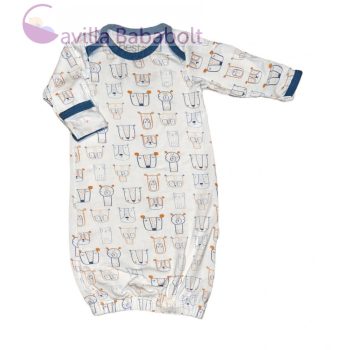   Bestaroo alul gumírozott alvós body, Méret 56-62-es (0-3hó)
