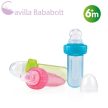 NUBY Szilikon adagoló Easy squeezy feeder 6 m+, zöld