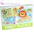 Bébi puzzle , bébiállatos baby zoo 4 db puzzle