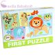 Bébi puzzle , bébiállatos baby zoo 4 db puzzle