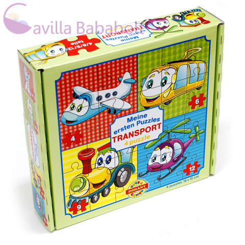 Az első puzzle-öm Közlekedés 4 az 1-ben baby puzzle