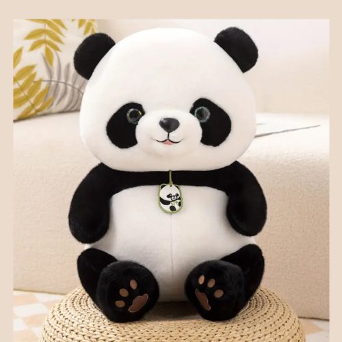 Panda Plüss Játék, puha maci, Mérete 26 cm