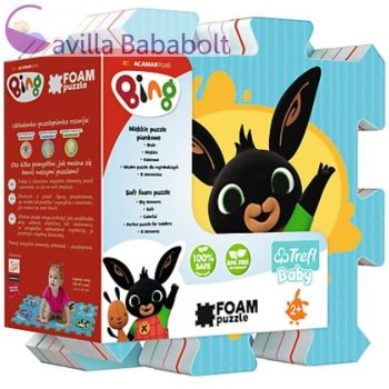   Bing és barátai szivacs puzzle ,8 darab kb. 30 x 30 cm méretű puzzle