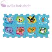 Bing és barátai szivacs puzzle ,8 darab kb. 30 x 30 cm méretű puzzle