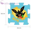 Bing és barátai szivacs puzzle ,8 darab kb. 30 x 30 cm méretű puzzle