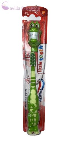 Aquafresh Gyermek fogkefe Tilly the Tiger, 3-5 éves korig , zöld