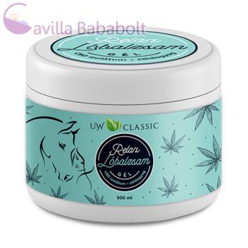   Uw classic lóbalzsam relax gél cbd-vel és zöldagyaggal 500 ml