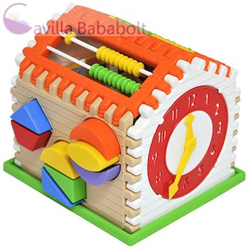   Formaillesztő és oktató házikó fejlesztő játék - Wader