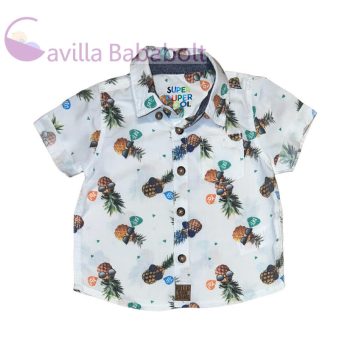 Ananászos vékony ing, Méret- 68-as (3-6 hó) 