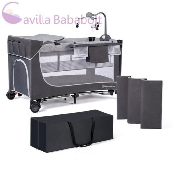   KINDERKRAFT SELECT Utazóágy Leody kiegészítők Leody Grey