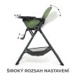 KINDERKRAFT Etetőszék Foldee Zöld